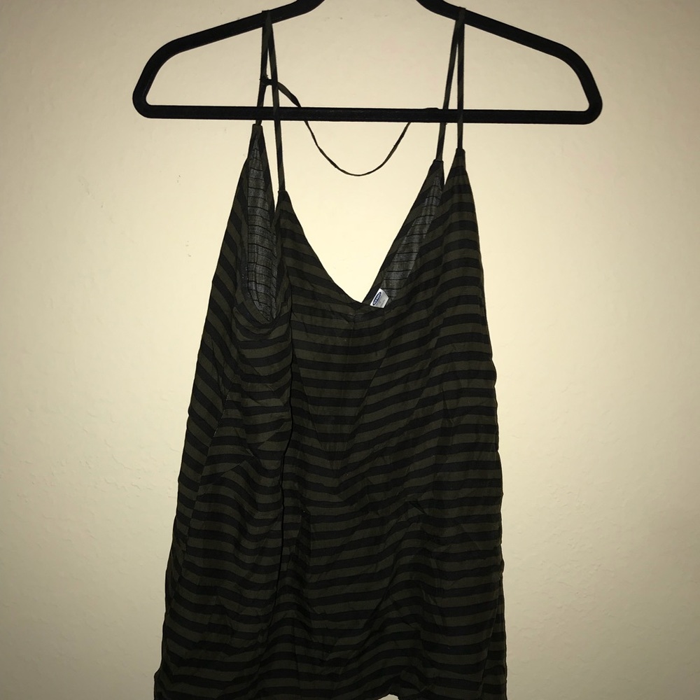 Striped tank top A-8